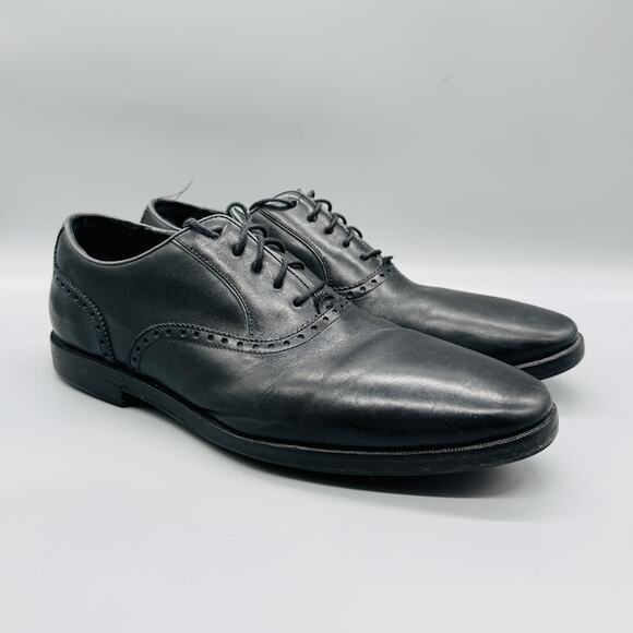 Cole Haan Shoes Mens 11 Black Leather Grand OS Brogue Oxford Lace Up Dress main image 5